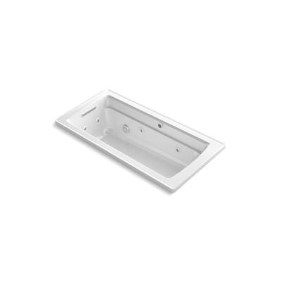 Archer 66'' x 32'' drop-in Heated BubbleMassageE air bath with whirlpool