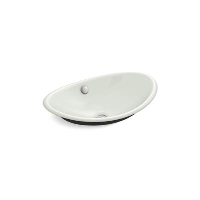 Iron Plains 20-3/4'' oval vessel bathroom sink - Dune