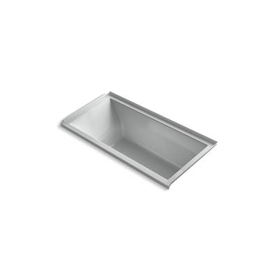 Kohler Underscore 60'' x 30'' alcove bath, right drain - Ice Grey