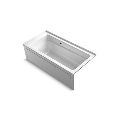 Archer 66'' x 32'' alcove bath with Bask heated surface, right drain