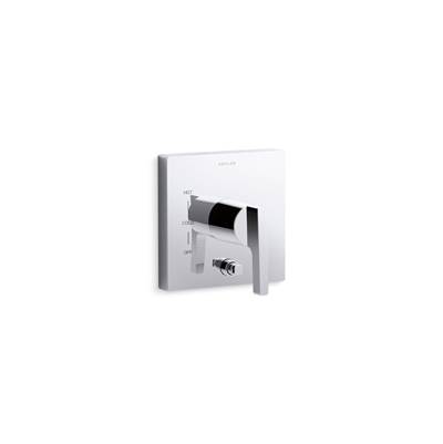 Kohler Honesty Rite-Temp valve trim with push-button diverter - Polished Chrome