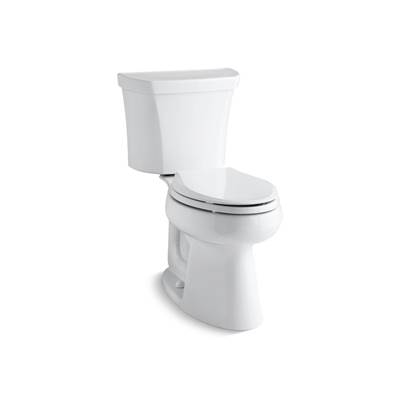 Kohler Highline Two-piece elongated toilet, dual-flush - White