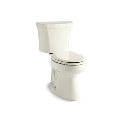 Highline Two-piece elongated toilet, dual-flush - Biscuit