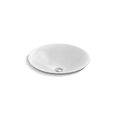 Carillon 17-3/4'' round drop-in bathroom sink, no overflow