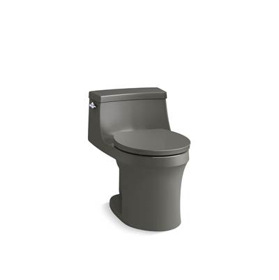 Kohler San Souci One-piece round-front toilet, 1.28 gpf - Thunder Grey