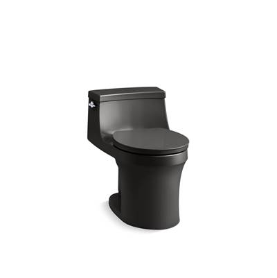 Kohler San Souci One-piece round-front toilet, 1.28 gpf - Black