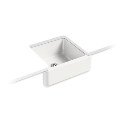 Kohler Whitehaven 23-1/2'' undermount single-bowl farmhouse kitchen sink - Sea Salt