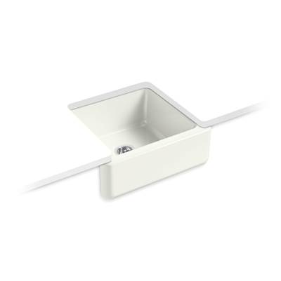 Kohler Whitehaven 23-1/2'' undermount single-bowl farmhouse kitchen sink - Dune