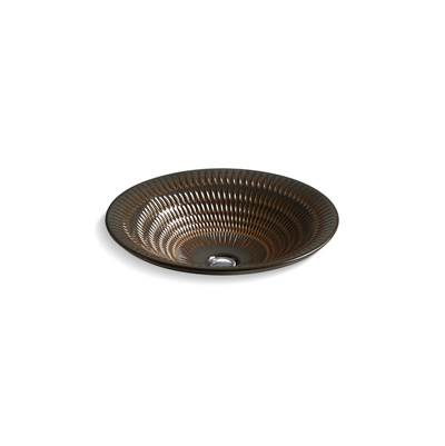 Derring Carillon 17-3/4'' round drop-in bathroom sink, no overflow