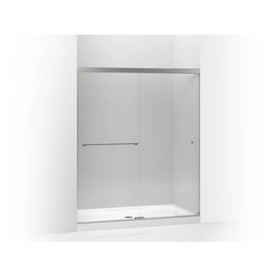Revel 76'' H sliding shower door with 5/16''-thick glass