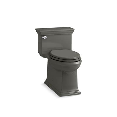 Kohler Memoirs Stately One-piece Compact Elongated Toilet with Skirted Trapway, 1.28 Gpf -...