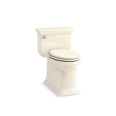 Kohler Memoirs Stately One-piece Compact Elongated Toilet with Skirted Trapway, 1.28 Gpf - Biscuit