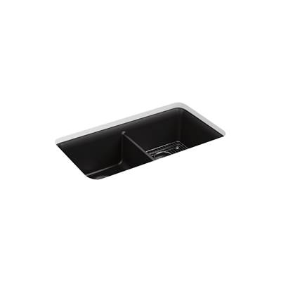 Cairn 33-1/2'' undermount double-bowl kitchen sink