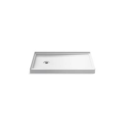 Kohler Rely 48'' x 32'' alcove shower base, left drain - White