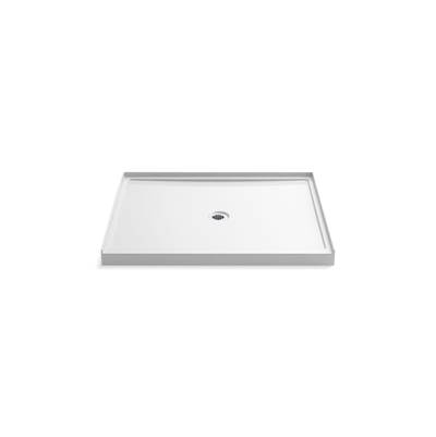 Kohler Rely 48'' x 42'' alcove shower base, center drain - White