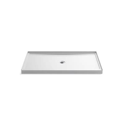 Kohler Rely 60'' x 34'' alcove shower base, center drain - White