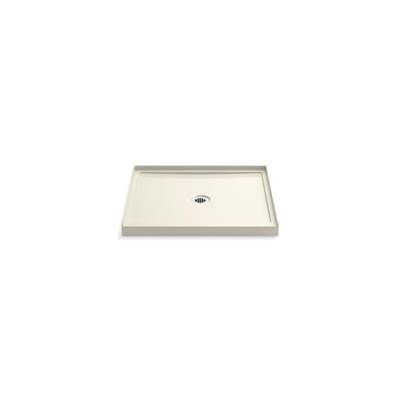 Kohler Rely 36'' x 34'' alcove shower base, center drain - Biscuit