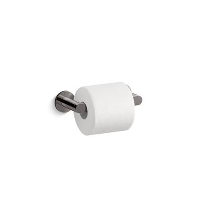 Composed Pivoting toilet paper holder