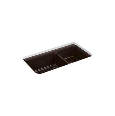 Cairn 33-1/2'' undermount double-bowl kitchen sink
