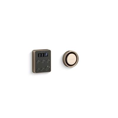 Kohler Invigoration Series Steam Generator Control Kit - Vibrant Brushed Bronze