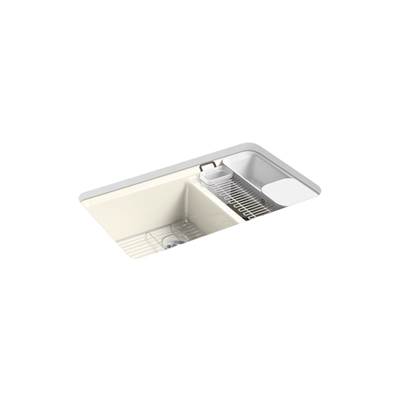 Kohler | Riverby | Undermount Kitchen Sink - Biscuit