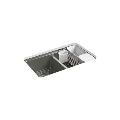 Kohler | Riverby | Undermount Kitchen Sink - Thunder Grey