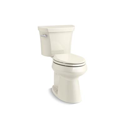 Highline Two-piece elongated toilet with concealed trapway, 1.28 gpf - Biscuit