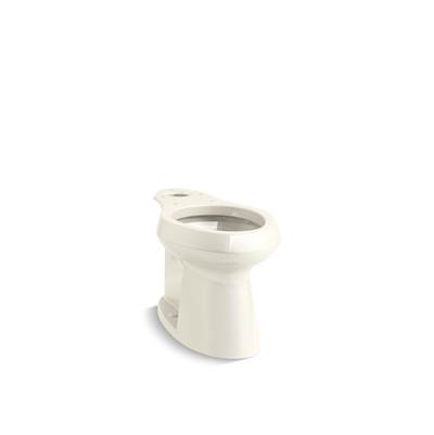 Highline Elongated toilet bowl with concealed trapway - Biscuit