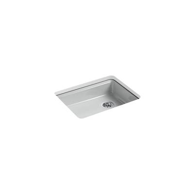 Kohler Riverby 25'' undermount single-bowl kitchen sink - Ice Grey