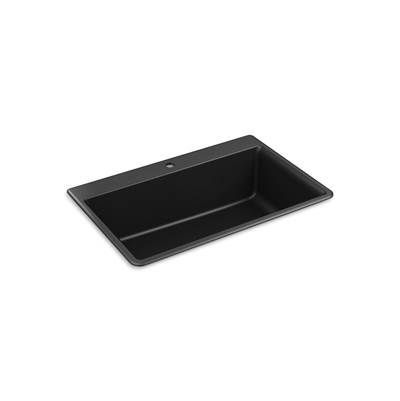 Kohler | Kennon | Undermount Kitchen Sink - Matte Black