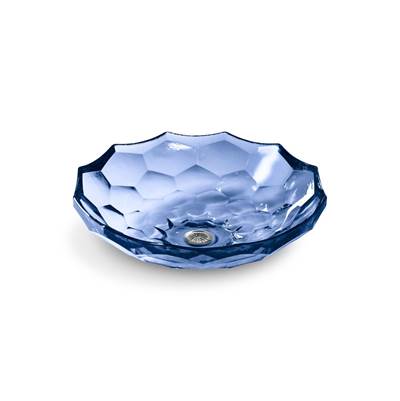 BrioletteE 17-1/2'' round vessel bathroom sink, no overflow