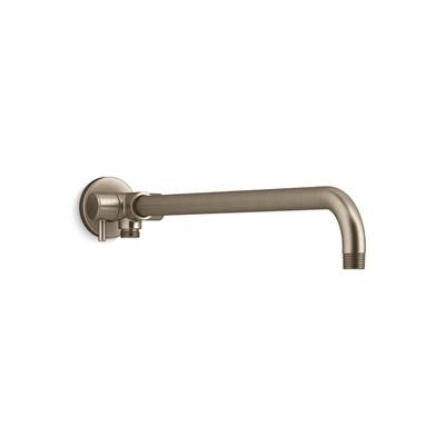 Kohler Wall-mount arm for rainhead/showerhead and handshower with 2-way diverter - Vibrant Brushed Bronze