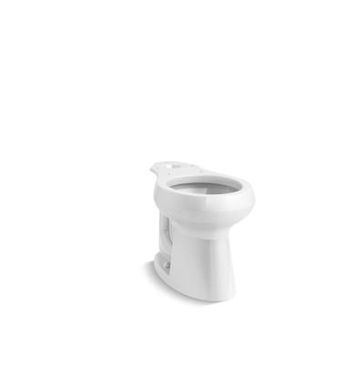 Highline Round-front toilet bowl - White