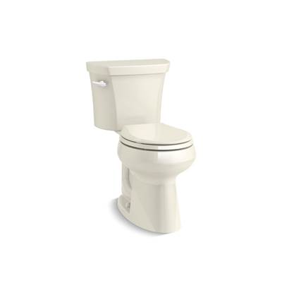 Kohler Highline Two-piece round-front toilet, 1.28 gpf - Biscuit