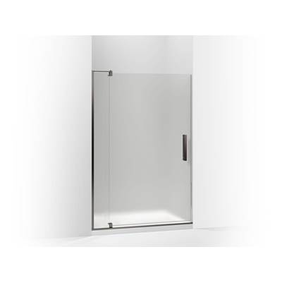Kohler Revel Pivot shower door, 70'' H x 39-1/8 - 44'' W, with 5/16'' thick Frosted glass - Anodized Dark Bronze
