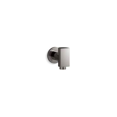 Exhale Wall-mount supply elbow - Vibrant Titanium
