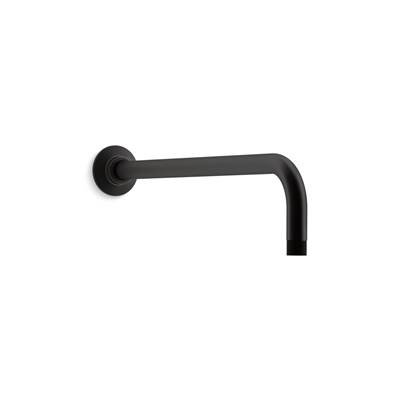 Kohler Wall-mount rainhead arm and flange - Matte Black