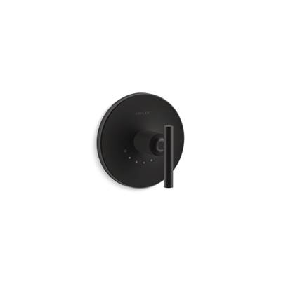 Kohler Purist Mastershower Temperature Control Valve Trim with Lever Handle - Matte Black