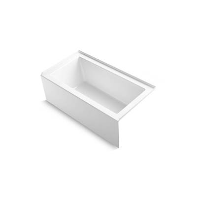Kohler Underscore 60'' x 32'' alcove bath right drain - White