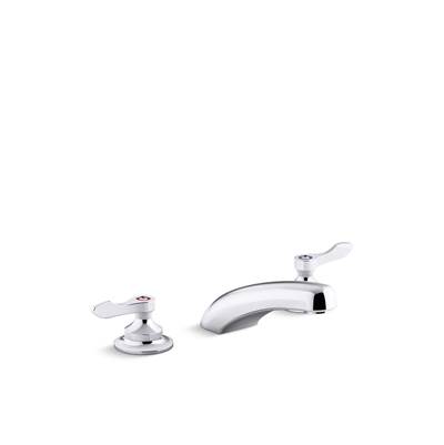 Kohler Triton Bowe 0.5 gpm widespread bathroom sink faucet with aerated flow and lever handles, drain not included - Polished Chrome