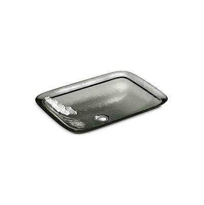 Kohler Inia 20-3/4'' rectangular drop-in bathroom sink, no overflow - Translucent Stone