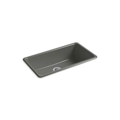 Kohler Iron/tones 33'' Top-/undermount Single-bowl Kitchen Sink - Thunder Grey