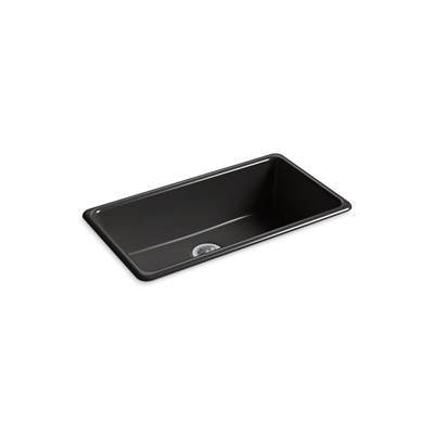Kohler Iron/tones 33'' Top-/undermount Single-bowl Kitchen Sink - Black