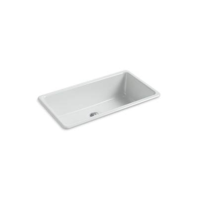 Kohler Iron/tones 33'' Top-/undermount Single-bowl Kitchen Sink - Ice Grey