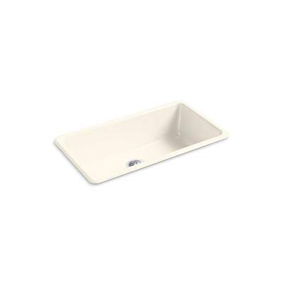 Kohler Iron/tones 33'' Top-/undermount Single-bowl Kitchen Sink - Biscuit
