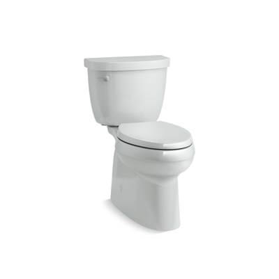 Cimarron Two-piece elongated toilet with skirted trapway, 1.28 gpf