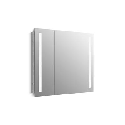 Kohler Verdera 34'' x 30'' two-door lighted medicine cabinet, left-hinged - Not Applicable