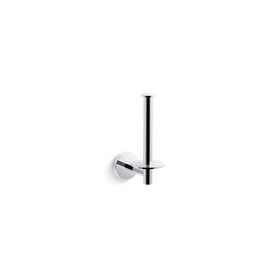 Elate Vertical toilet paper holder - Polished Chrome
