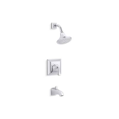 Kohler Memoirs Stately Rite-temp Bath and Shower Trim Kit, 2.5 Gpm - Polished Chrome