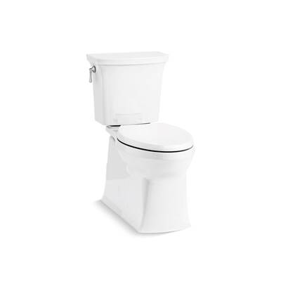 Corbelle ContinuousClean XT two-piece elongated toilet with skirted trapway, 1.28 gpf